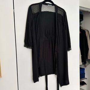 Eberjey lace robe